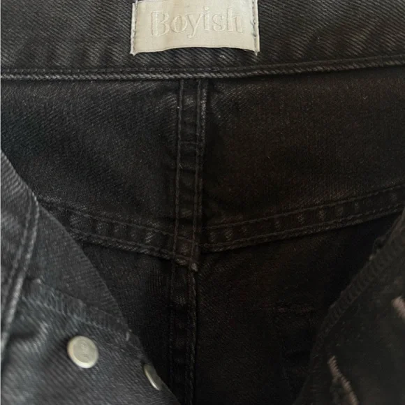 BOYISH distressed black skinny jeans - Picture 3 of 4